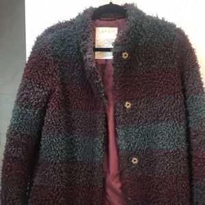ESPRIT Teddy  coat Size M.